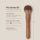 Mascavo Pro Series 03 Pincel de Maquiagem Multifuncional para Rosto