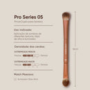 Mascavo Pro Series 05 Pincel de Maquiagem Duplo para Sombra