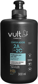 Vult Creme de Pentear Hidradefinição Vult Cabelos Ondulados 300ml