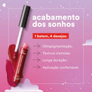 QDB Batom Líquido Cremoso dos Sonhos Rosa Energia 5ml