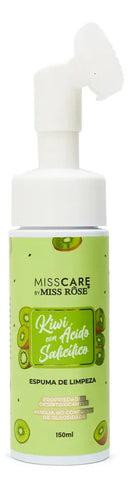 Espuma De Limpeza Kiwi Com Ácido Salicílico Miss Rôse 150ml
