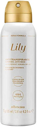 O Boticário Antitranspirante Aerosol Lily 75g/125ml